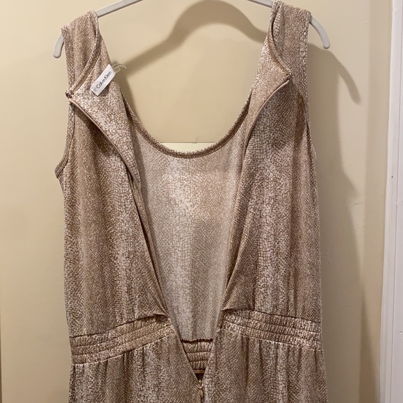 Calvin Klein Reptile Print Jumpsuit Size 10 - Picture 8 of 10